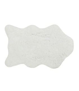 Faux sheep hide rug